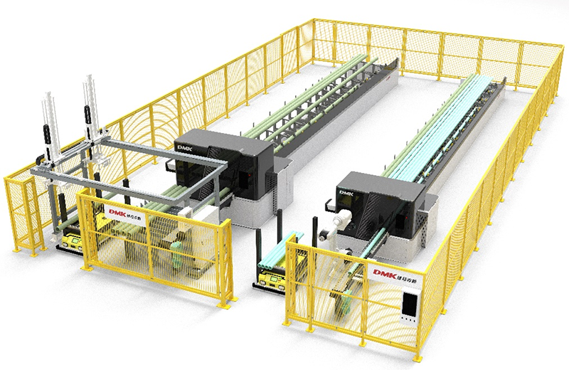 DMK高速圆锯机全自动无人化智能生产锯切下料系统