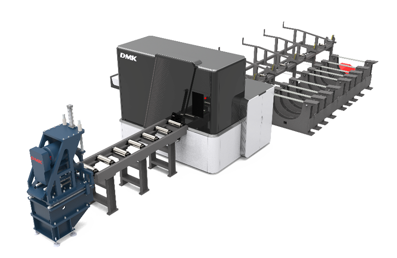 DMK高速圆锯机长料切头专用非标定制机型（实现客户定制化需求）